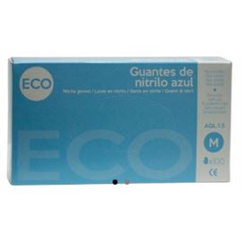 Guante nitrilo eco t-m pq 100 ud ref: gua052 - 2470072 A 2470075 - GUANTES NITRILO ECO