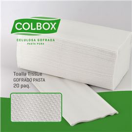 Toalletas z tissue c.c. 2 capas c/ 20 paq. - 2320009-WEB